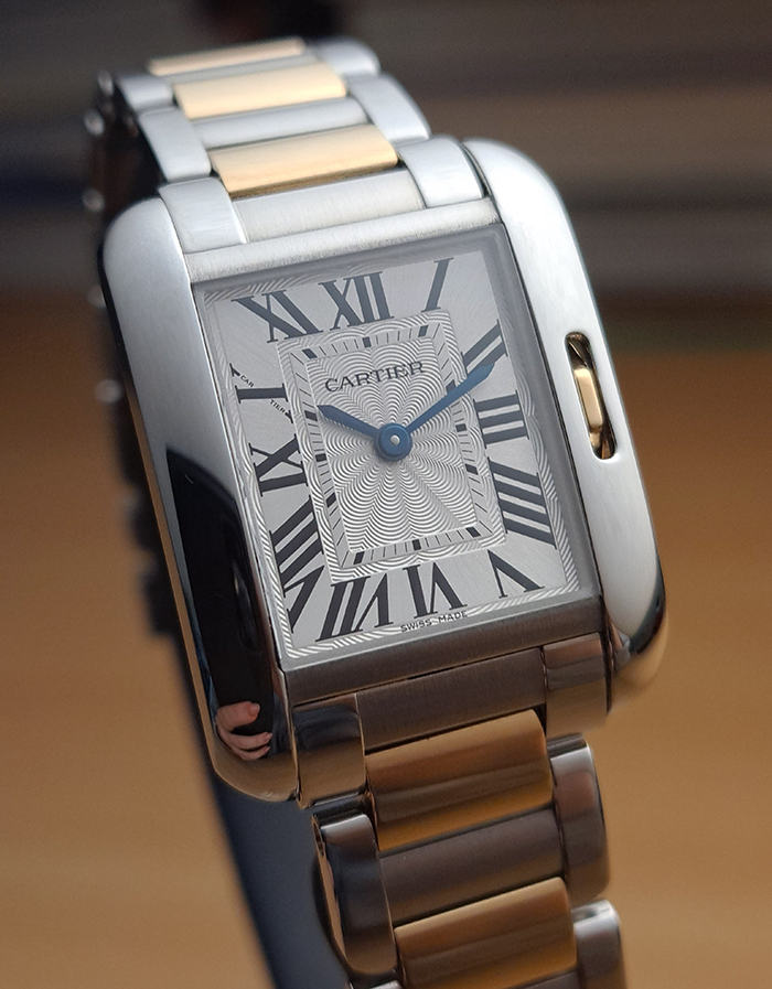 Ladies Cartier Tank Anglaise YG/SS Ref. W5310046